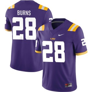 Major Burns LSU Tigers Nike NIL Replica Football Jersey - Purple