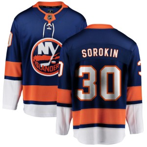 Ilya Sorokin New York Islanders Fanatics Branded Home Breakaway Jersey - Blue