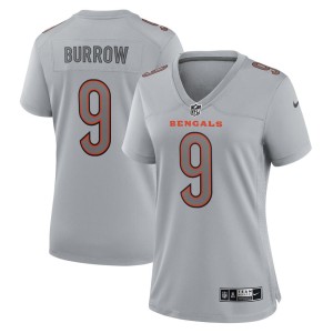 Joe Burrow Cincinnati Bengals Nike Women's Atmosphere Fashion Game Jersey - Gray