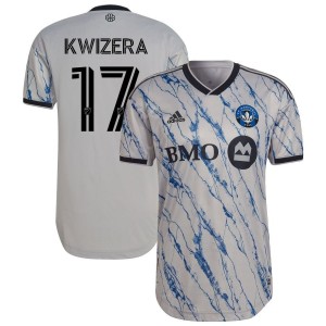 Jojea Kwizera CF Montreal adidas 2023 Secondary Authentic Jersey - Gray