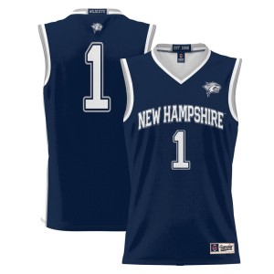 #1 New Hampshire Wildcats ProSphere Basketball Jersey - Navy