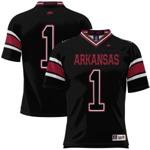 #1 Arkansas Razorbacks ProSphere Football Jersey - Black