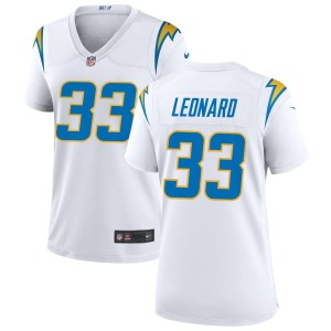 Deane Leonard Nike Los Angeles Chargers Women's Game Jersey - White