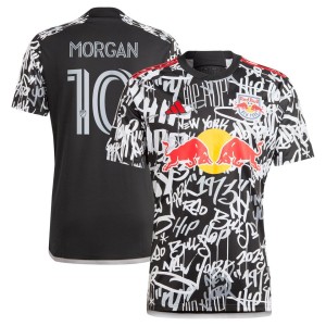 Lewis Morgan New York Red Bulls adidas Youth 2023 Freestyle Replica Player Jersey - Black