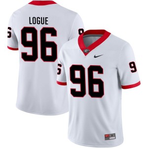 Zion Logue Georgia Bulldogs Nike NIL Replica Football Jersey - White