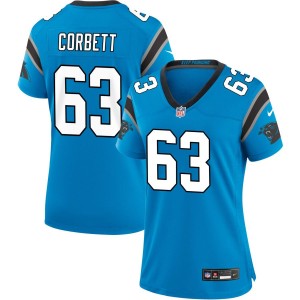 Austin Corbett  Carolina Panthers Nike Women's Alternate Game Jersey - Blue