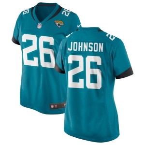 Antonio Johnson Jacksonville Jaguars Nike Women's Alternate Jersey - Teal