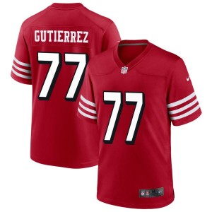 Alfredo Gutierrez San Francisco 49ers Nike Alternate Game Jersey - Scarlet