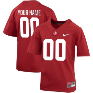 Alabama Crimson Tide Nike Youth Custom Game Jersey - Crimson