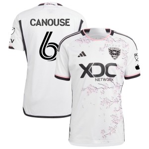 Russell Canouse D.C. United adidas 2023 The Cherry Blossom Kit Authentic Jersey - White