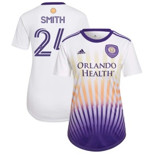 Kyle Smith Orlando City SC adidas Women's 2022 The Sunshine Kit Replica Jersey - White