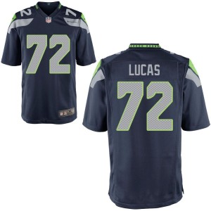 Abraham Lucas Seattle Seahawks Nike Youth Game Jersey - College Navy