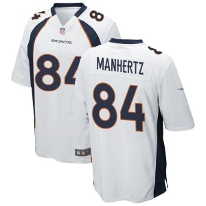 Chris Manhertz Denver Broncos Nike Game Jersey - White