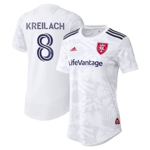 Damir Kreilach Real Salt Lake adidas Women's 2021 The Supporter's Secondary Replica Player Jersey - White