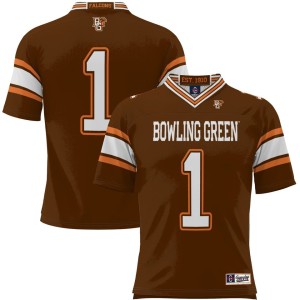 #1 Bowling Green St. Falcons ProSphere Youth Endzone Football Jersey - Brown