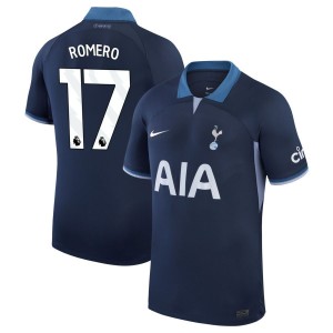 Cristian Romero Tottenham Hotspur Nike 2023/24 Away Stadium Replica Jersey - Navy