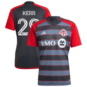 Deandre Kerr Toronto FC adidas 2023 Club Kit Replica Jersey - Gray
