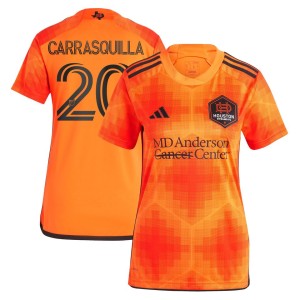 Adalberto Carrasquilla Houston Dynamo FC adidas Women's 2023 El Sol Replica Jersey - Orange