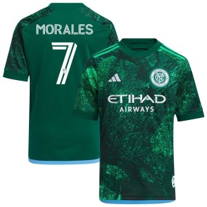 Alfredo Morales  New York City FC adidas Youth 2023 The Parks Replica Jersey - Green