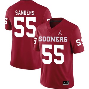 Ashton Sanders Oklahoma Sooners Jordan Brand NIL Replica Football Jersey - Crimson