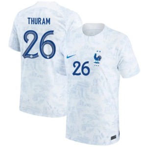 France Marcus Thuram Away Jersey 2022 World Cup Kit