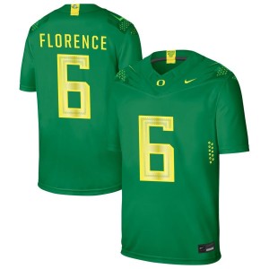 Jahlil Florence Oregon Ducks Nike NIL Replica Football Jersey - Green