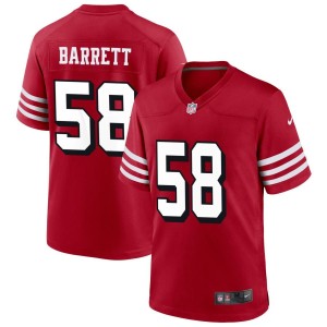 Alex Barrett San Francisco 49ers Nike Alternate Game Jersey - Scarlet