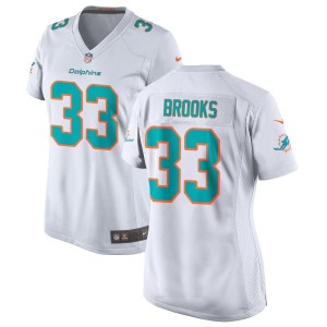 Chris Brooks Miami Dolphins Nike Women's Jersey - White