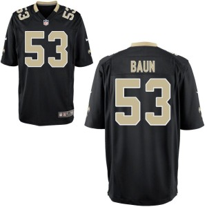 Zack Baun New Orleans Saints Nike Youth Game Jersey - Black
