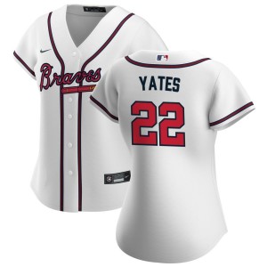 Kirby Yates Atlanta Braves Nike Women's Home Replica Jersey - White