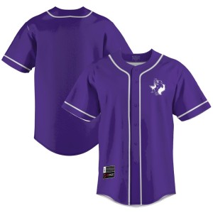 Tarleton State Texans Baseball Jersey - Purple