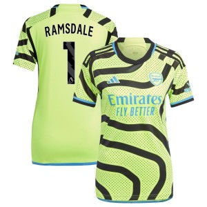 Aaron Ramsdale  Arsenal adidas Women's 2023/24 Away Replica Jersey - Yellow