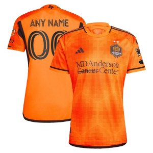 Houston Dynamo FC adidas 2023 El Sol Authentic Custom Jersey - Orange