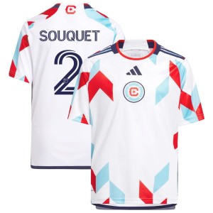 Arnaud Souquet Chicago Fire adidas Youth 2023 A Kit For All Replica Jersey - White