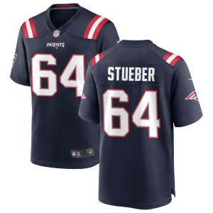 Andrew Stueber Nike New England Patriots Game Jersey - Navy