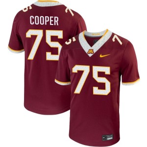Tyler Cooper Minnesota Golden Gophers Nike NIL Replica Football Jersey - Maroon