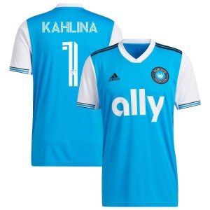 Kristijan Kahlina Charlotte FC adidas 2022 Primary Replica Jersey - Blue