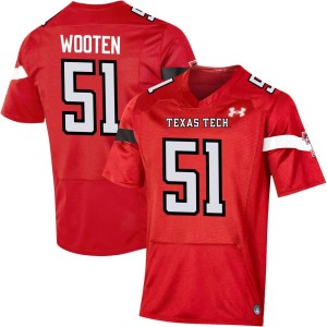 Robert Wooten Texas Tech Red Raiders Under Armour NIL Replica Football Jersey - Red