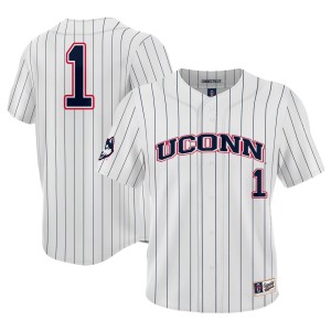 #1 UConn Huskies ProSphere Youth Baseball Jersey - White