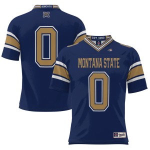 #0 Montana State Bobcats ProSphere Football Jersey - Navy