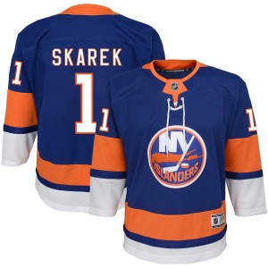 Jakub Skarek New York Islanders Youth Home Premier Jersey - Blue