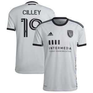 Cam Cilley San Jose Earthquakes adidas 2022 The Creator Kit Replica Jersey - Gray