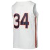 #34 Auburn Tigers Under Armour Youth Replica Team Basketball Jersey - White