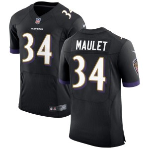 Arthur Maulet Baltimore Ravens Nike Speed Machine Elite Jersey - Black