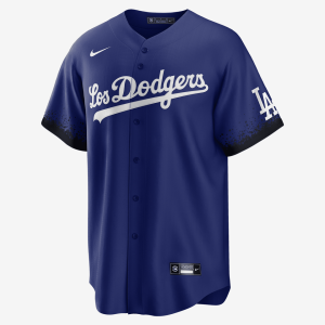 MLB Los Angeles Dodgers City Connect (Cody Bellinger) Men's Replica Baseball Jersey - Deep Royal Blue