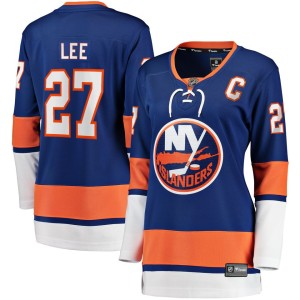 Anders Lee New York Islanders Fanatics Branded Women's Home Captain Patch Breakaway Player Jersey - Royal
