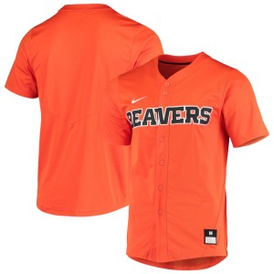 Oregon State Beavers Nike Vapor Untouchable Elite Replica Full-Button Baseball Jersey - Orange