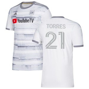 Christian Torres LAFC adidas Youth 2019 Street By Street Replica Jersey - White