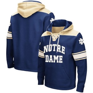 Notre Dame Fighting Irish Colosseum 2.0 Lace-Up Pullover Hoodie - Navy