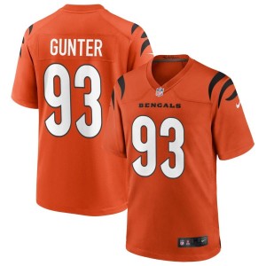 Jeff Gunter Cincinnati Bengals Nike Alternate Game Jersey - Orange